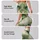 Sage Green Ink Wash Marbling for Yoga, Pilates and Everyday Wellness for Women Leggings - 2