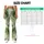 Sage Green Ink Wash Marbling for Yoga, Pilates and Everyday Wellness for Women Leggings - 7