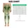 Sage Green Ink Wash Marbling for Yoga, Pilates and Everyday Wellness for Women Leggings - 1
