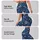 Navy Blue Wildflower Sprigs for Studio Training and Everyday Movement, Women's Activewear Leggings - 2