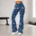 Navy Blue Wildflower Sprigs for Studio Training and Everyday Movement, Women's Activewear Leggings - 11