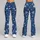 Navy Blue Wildflower Sprigs for Studio Training and Everyday Movement, Women's Activewear Leggings - 9