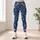 Navy Blue Wildflower Sprigs for Studio Training and Everyday Movement, Women's Activewear Leggings - 4