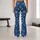 Navy Blue Wildflower Sprigs for Studio Training and Everyday Movement, Women's Activewear Leggings - 10