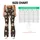 White Daisies and Scarlet Wildflowers for Yoga, Running and Everyday Activewear Leggings - 7