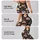 White Daisies and Scarlet Wildflowers for Yoga, Running and Everyday Activewear Leggings - 8