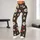 White Daisies and Scarlet Wildflowers for Yoga, Running and Everyday Activewear Leggings - 11
