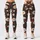 White Daisies and Scarlet Wildflowers for Yoga, Running and Everyday Activewear Leggings - 3