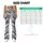 Silver Ripple Waves for Yoga, Pilates, Commuting and Everyday Activewear Leggings - 7