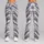 Silver Ripple Waves for Yoga, Pilates, Commuting and Everyday Activewear Leggings - 9
