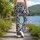 Cool-Toned Leopard Spots for Studio Yoga, Running, and Everyday Activewear Style Leggings - 12