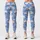 Playful White Sheep on Sky Blue for Yoga, Running and Everyday Fitness Wear for Women Leggings - 3