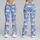 Playful White Sheep on Sky Blue for Yoga, Running and Everyday Fitness Wear for Women Leggings - 9