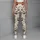 Tiny Crimson Cherries on Ivory for Cozy Autumn and Winter Lounging Leggings - 6