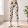 Tiny Crimson Cherries on Ivory for Cozy Autumn and Winter Lounging Leggings - 4