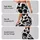 Black and White Cowhide Motifs for Country Fitness and Everyday Activewear Style Leggings - 8