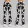 Black and White Cowhide Motifs for Country Fitness and Everyday Activewear Style Leggings - 9