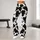 Black and White Cowhide Motifs for Country Fitness and Everyday Activewear Style Leggings - 11