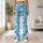 Sky Blue Daisy Blooms for Yoga, Pilates, and Everyday Springtime Style for Women Leggings - 11