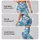 Sky Blue Daisy Blooms for Yoga, Pilates, and Everyday Springtime Style for Women Leggings - 2