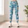 Sky Blue Daisy Blooms for Yoga, Pilates, and Everyday Springtime Style for Women Leggings - 4