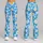 Sky Blue Daisy Blooms for Yoga, Pilates, and Everyday Springtime Style for Women Leggings - 9