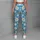Sky Blue Daisy Blooms for Yoga, Pilates, and Everyday Springtime Style for Women Leggings - 6
