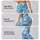 Sky Blue Daisy Blooms for Yoga, Pilates, and Everyday Springtime Style for Women Leggings - 8