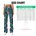 Teal Flamingos And Hibiscus For Tropical Getaways And Everyday Active Living Leggings - 7