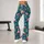 Teal Flamingos And Hibiscus For Tropical Getaways And Everyday Active Living Leggings - 11