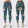 Teal Flamingos And Hibiscus For Tropical Getaways And Everyday Active Living Leggings - 3