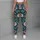 Teal Flamingos And Hibiscus For Tropical Getaways And Everyday Active Living Leggings - 6