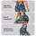 Teal Flamingos And Hibiscus For Tropical Getaways And Everyday Active Living Leggings - 8