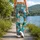 Colorful Cat Faces for Playful Yoga Sessions and Everyday Feline Lover Lifestyle Leggings - 12