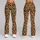 Tan and Black Leopard Spots for Studio Yoga and Everyday Activewear Style for Women Leggings - 9