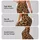 Tan and Black Leopard Spots for Studio Yoga and Everyday Activewear Style for Women Leggings - 2