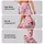 Soft Blush Heart Motif for Studio Days and Sweet Everyday Activewear Style for Her Leggings - 2
