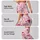 Soft Blush Heart Motif for Studio Days and Sweet Everyday Activewear Style for Her Leggings - 2