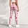 Soft Blush Heart Motif for Studio Days and Sweet Everyday Activewear Style for Her Leggings - 4