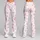 Soft Pink Hearts And Paw Motifs For Pet Lover Fitness And Everyday Athleisure For Women Leggings - 9