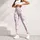 Soft Pink Hearts And Paw Motifs For Pet Lover Fitness And Everyday Athleisure For Women Leggings - 5