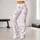 Soft Pink Hearts And Paw Motifs For Pet Lover Fitness And Everyday Athleisure For Women Leggings - 10