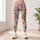 Elegant Pink Flamingos with Blush Stripes for Yoga, Running, and Everyday Activewear Leggings - 4