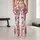 Elegant Pink Flamingos with Blush Stripes for Yoga, Running, and Everyday Activewear Leggings - 10