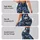 Blue Wildflowers With Golden Centers for Yoga and Everyday Wellness Leggings - 8