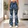 Blue Wildflowers With Golden Centers for Yoga and Everyday Wellness Leggings - 12