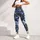 Blue Wildflowers With Golden Centers for Yoga and Everyday Wellness Leggings - 4