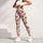 Red Cherry Motif on Cream for Yoga, Running and Everyday Activewear Leggings - 4
