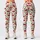 Red Cherry Motif on Cream for Yoga, Running and Everyday Activewear Leggings - 3