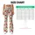 Red Cherry Motif on Cream for Yoga, Running and Everyday Activewear Leggings - 7